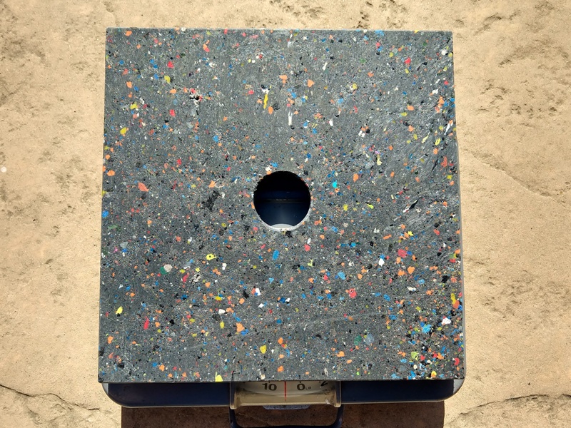 ARMORPOLYMER POLE BARRIER BASES