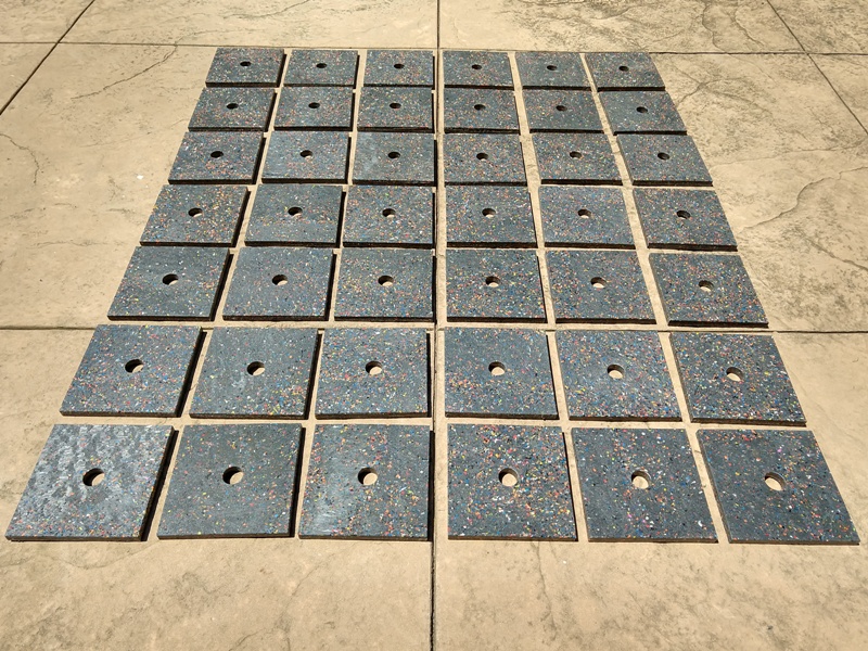 ARMORPOLYMER POLE BARRIER BASES