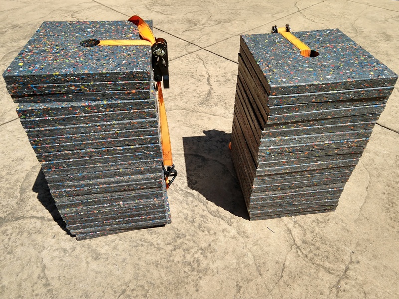 ARMORPOLYMER POLE BARRIER BASES